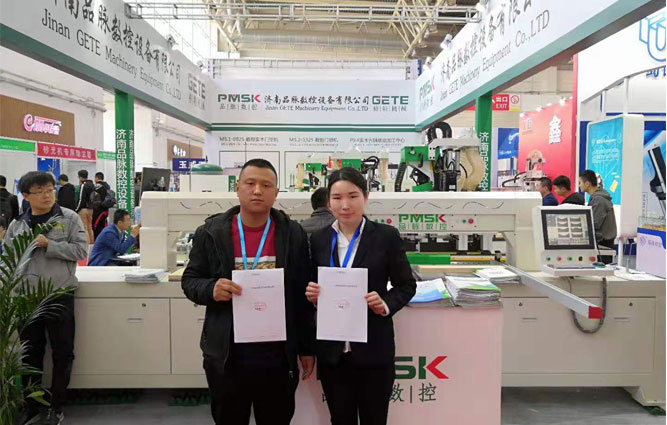 恭喜天津塘沽趙總訂購品脈板式家具數控開料...